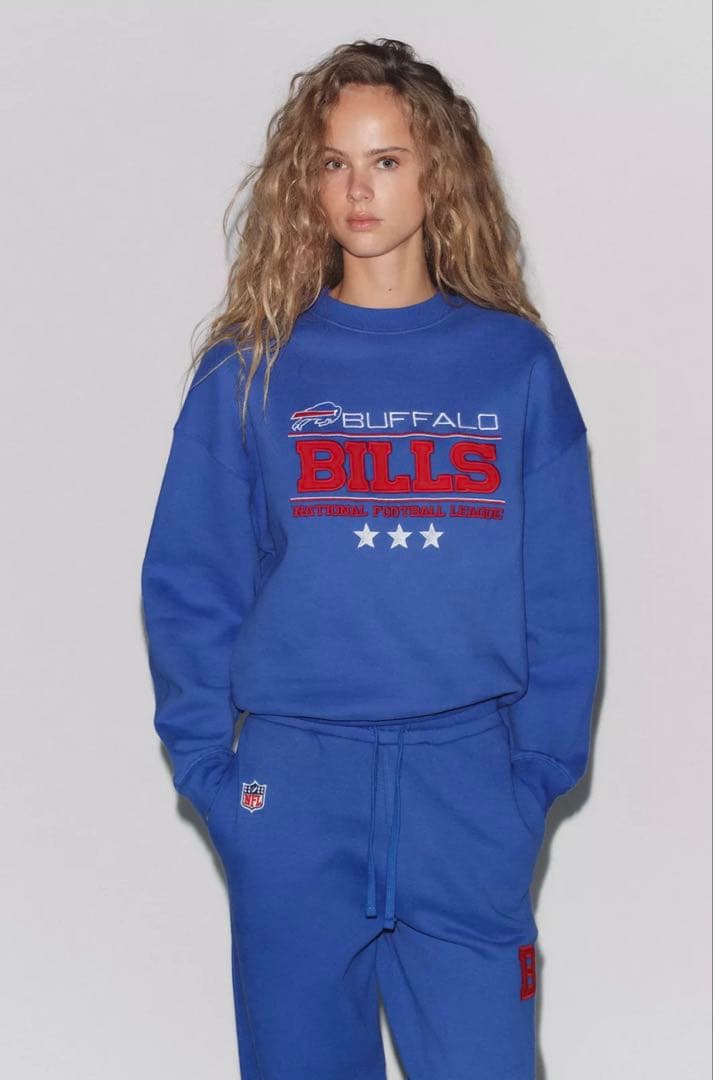 極美品NFL BUFFALOBILLS×ZARAザラコラボスウェットトレーナー ZARA NFL限定コラボ JETS スウェット セットアップ - メルカリ