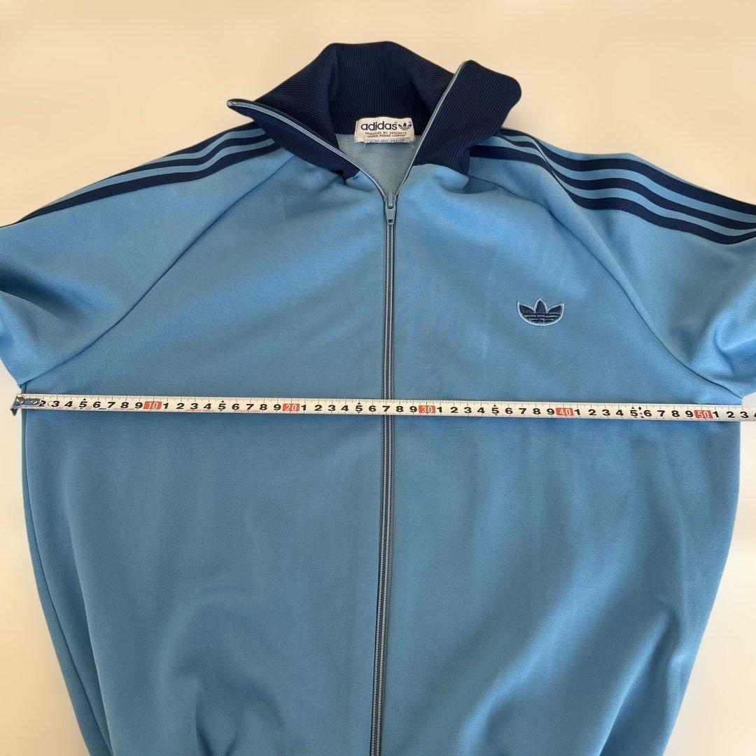 adidas ADS-4F 2号 水色 ジャージ 70s 80s