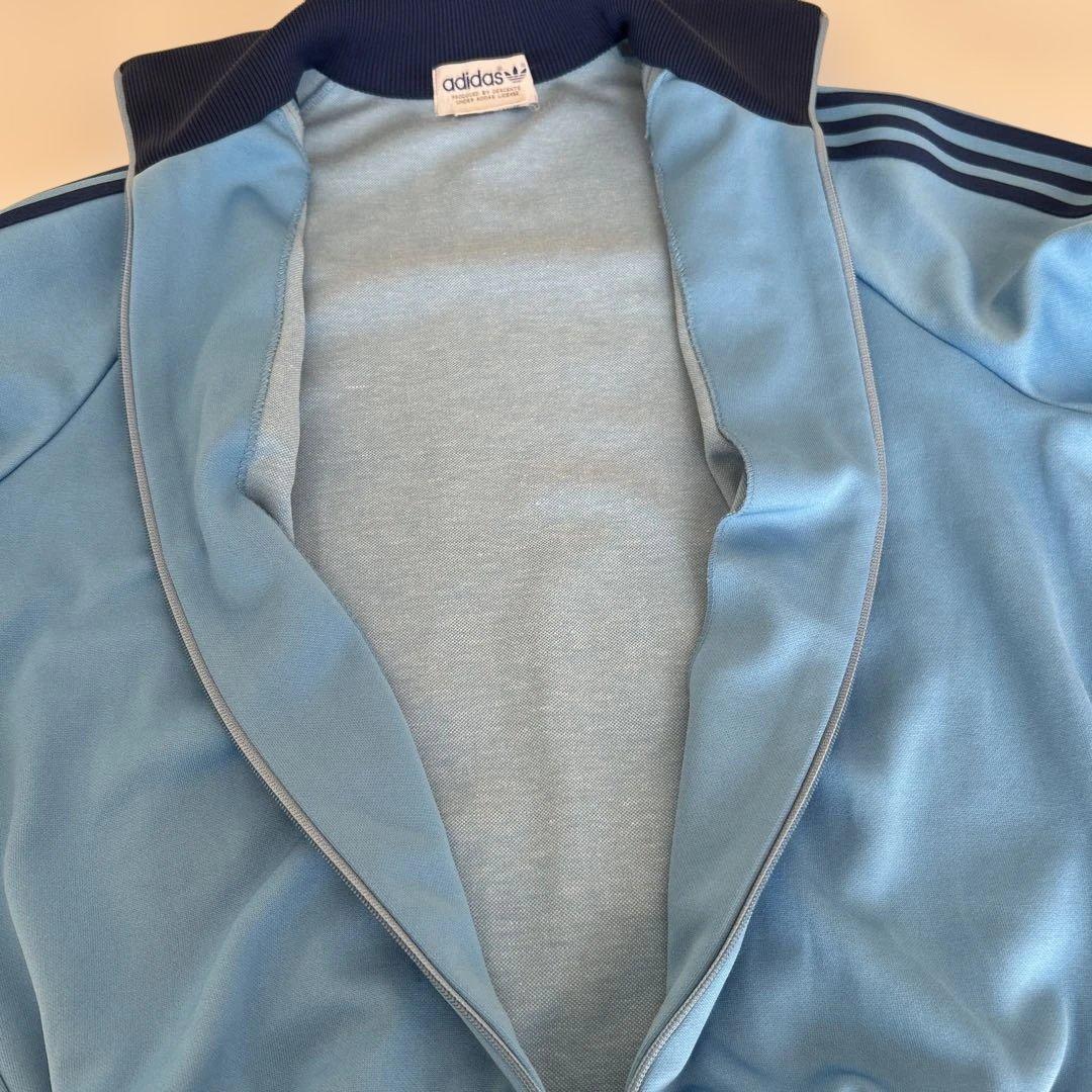 adidas ADS-4F 2号 水色 ジャージ 70s 80s