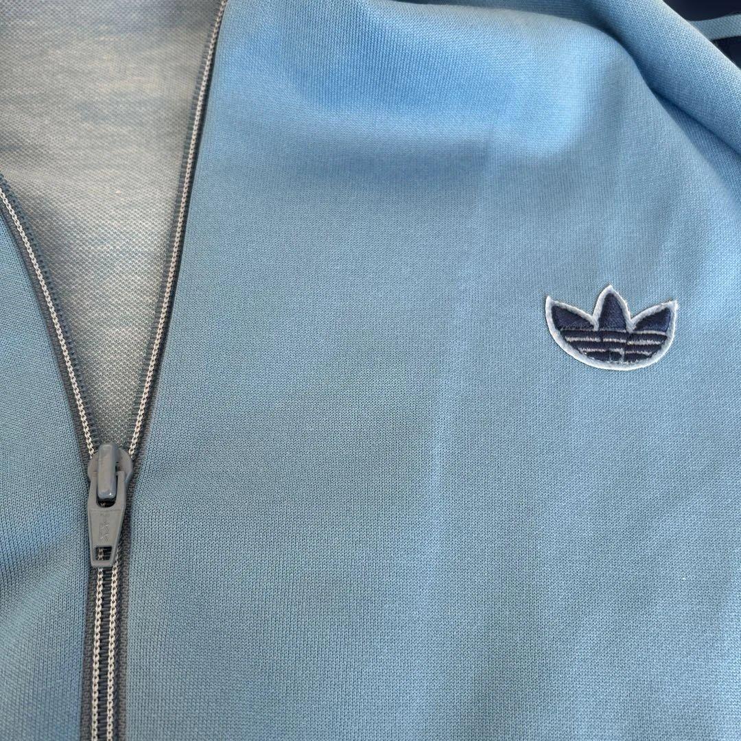 adidas ADS-4F 2号 水色 ジャージ 70s 80s