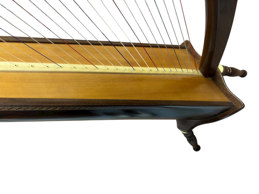 ◇美品 青山ハープ The 130(WN) (ウォールナット材仕上げ) ハープ