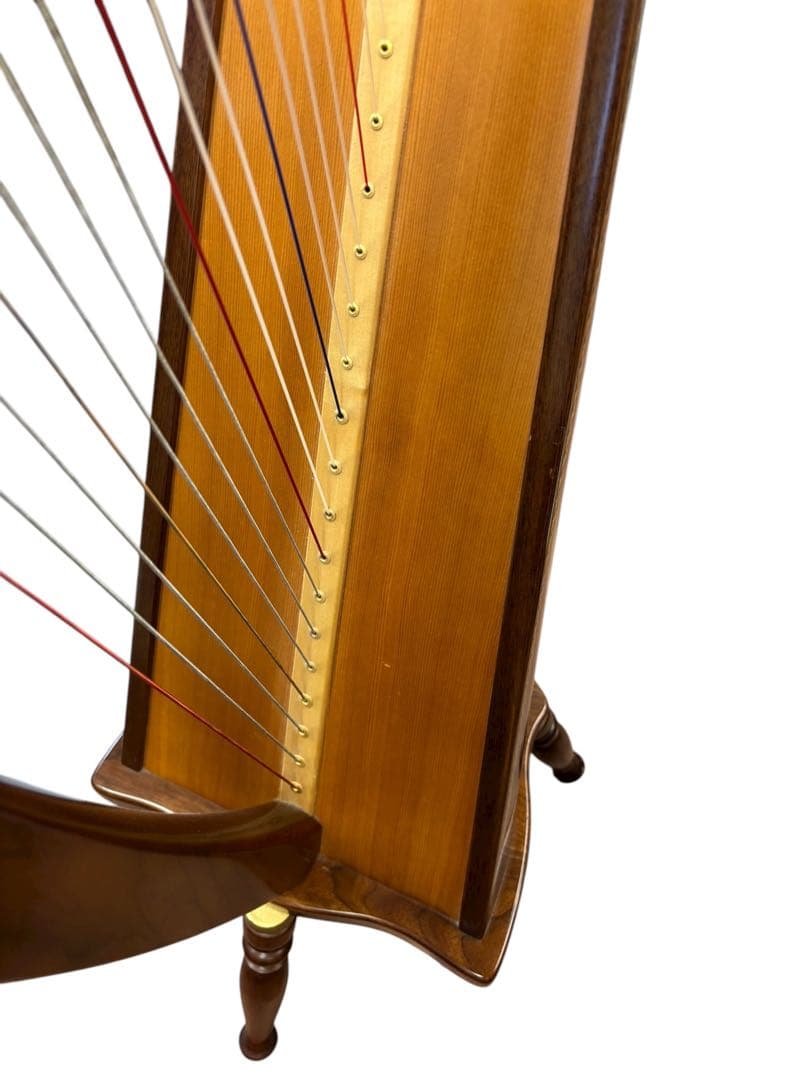 ◇美品 青山ハープ The 130(WN) (ウォールナット材仕上げ) ハープ