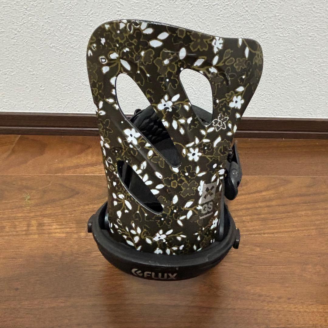 FLUX GS XS スノーボード ビンディング 花柄 ブラック レディース-新作