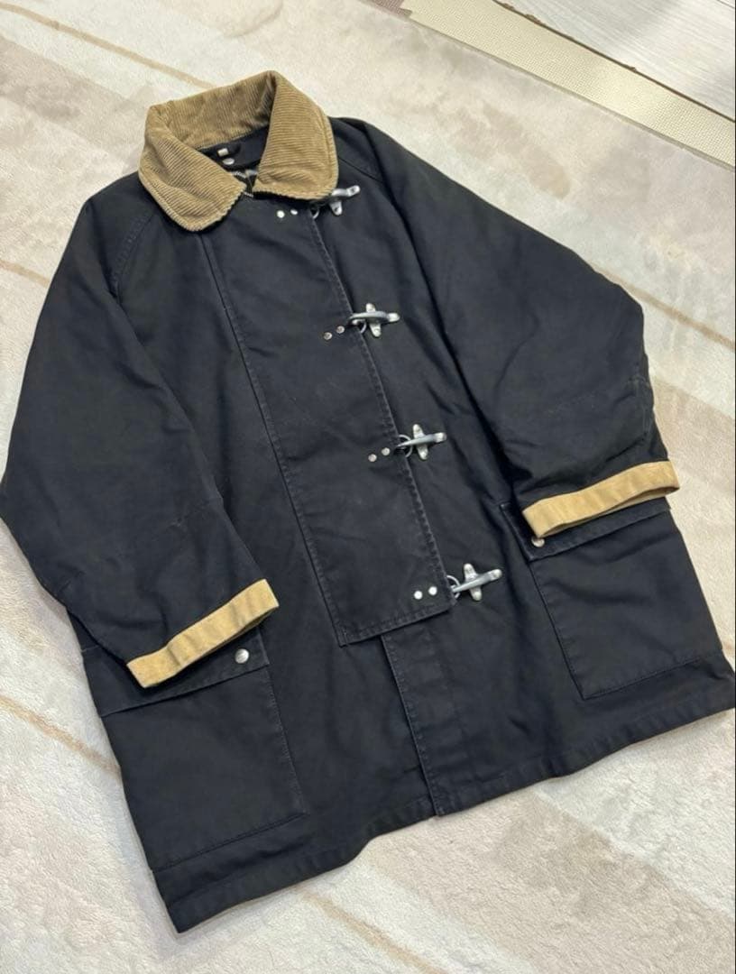 【美品】fay フェイ　ファイヤーマンジャケット　ブラック　イタリア製 S Fay ファイヤーマンジャケット | CUSTOM FEVER