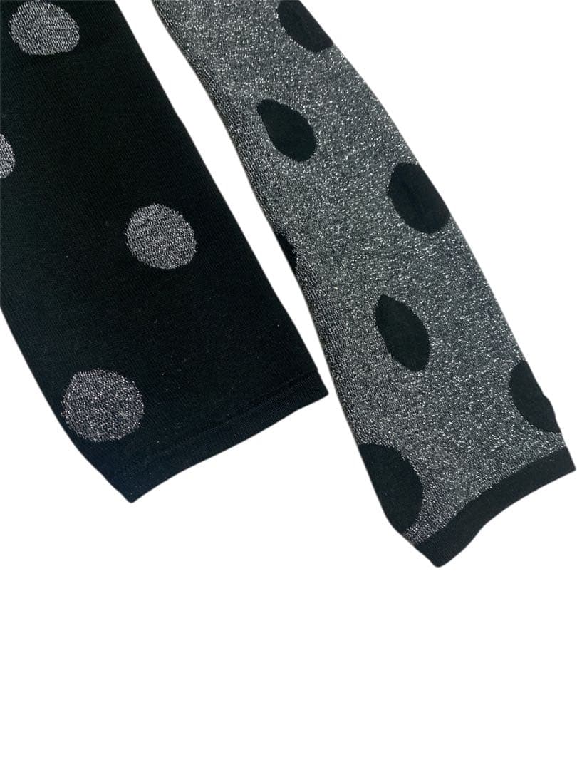 2000s archive Polka dot long scarf y2k