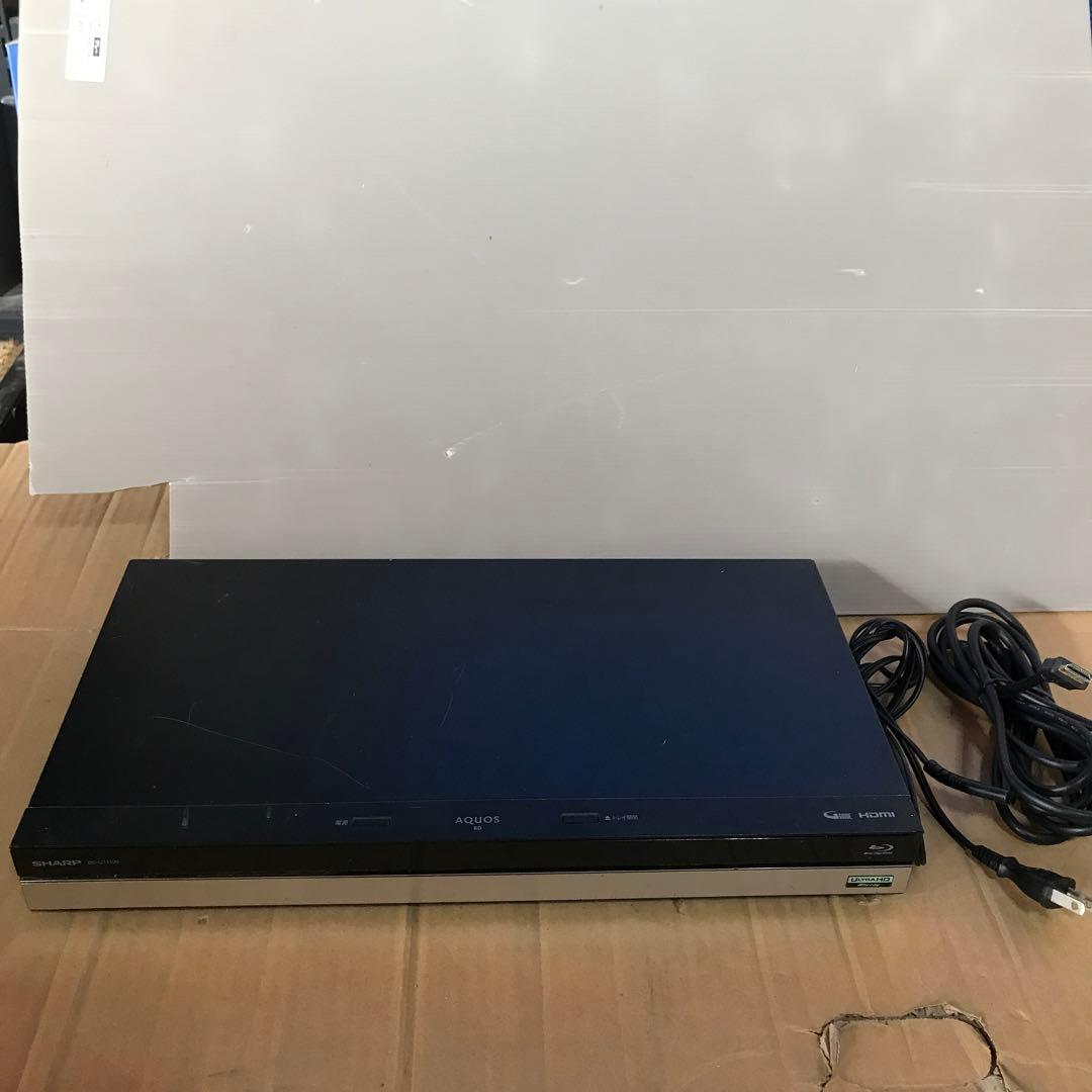SHARP ブルーレイレコーダー BD－UT1100 2017年製 リモコン無 - メルカリ