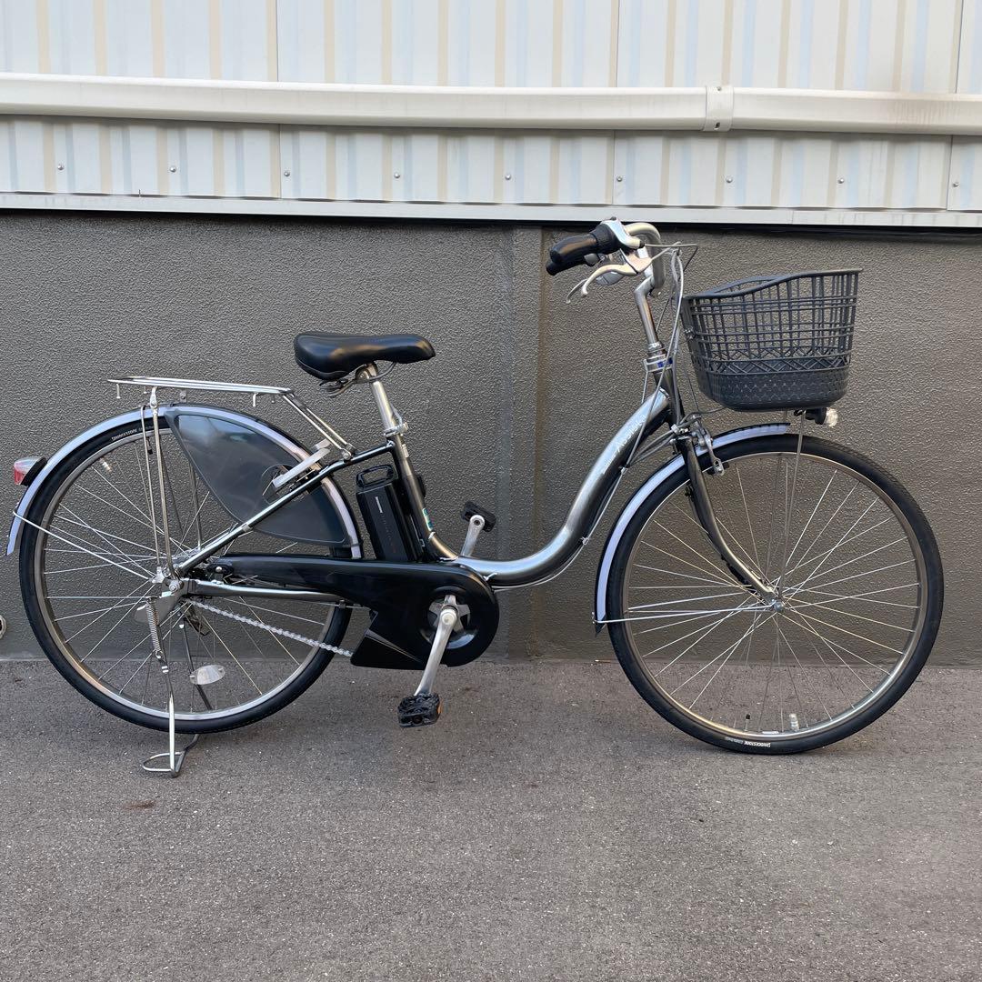 ブリヂストン電動アシスト自転車26インチ 12.3Ah グレー