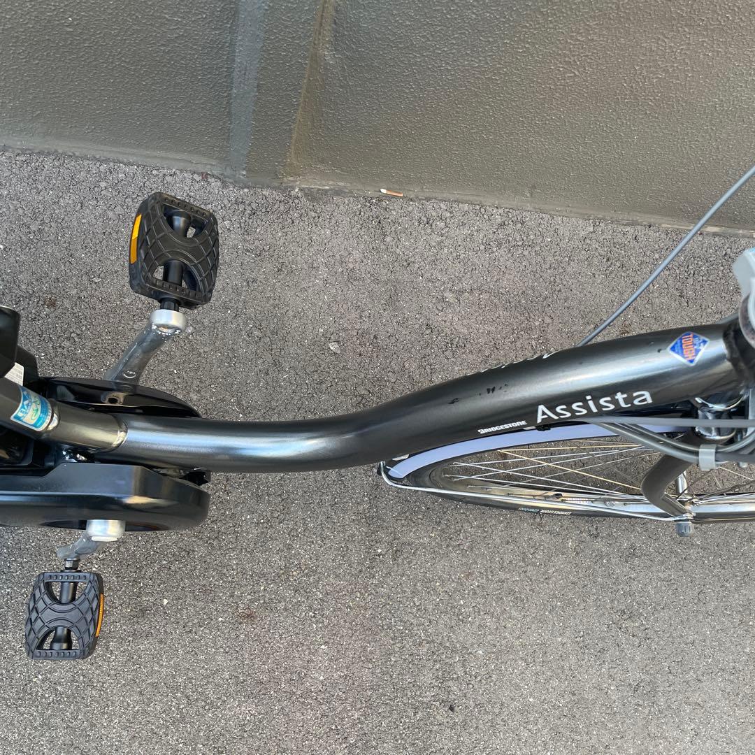 ブリヂストン電動アシスト自転車26インチ 12.3Ah グレー