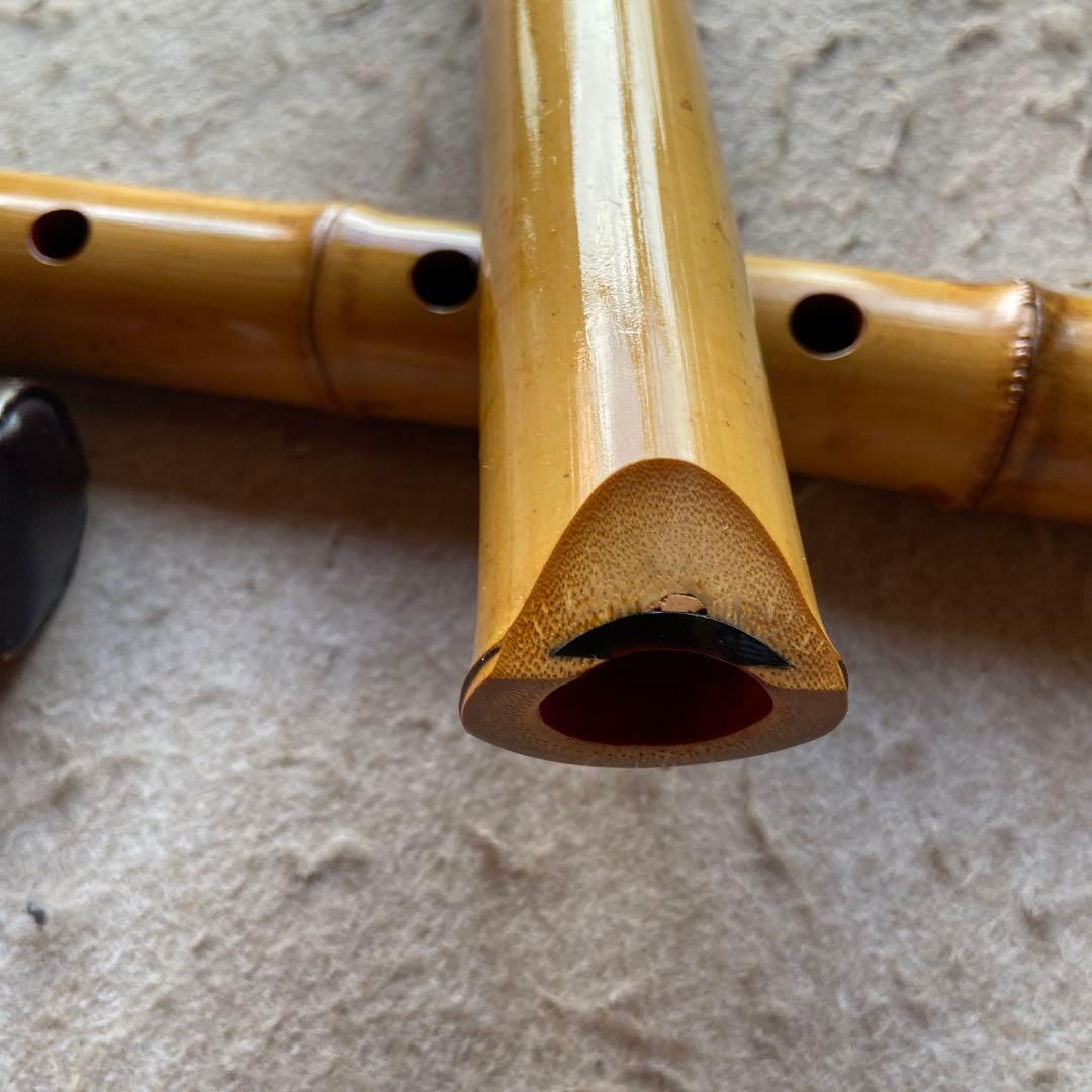 63 値下げ 尺八 ニ尺一寸管 銘 精華三印