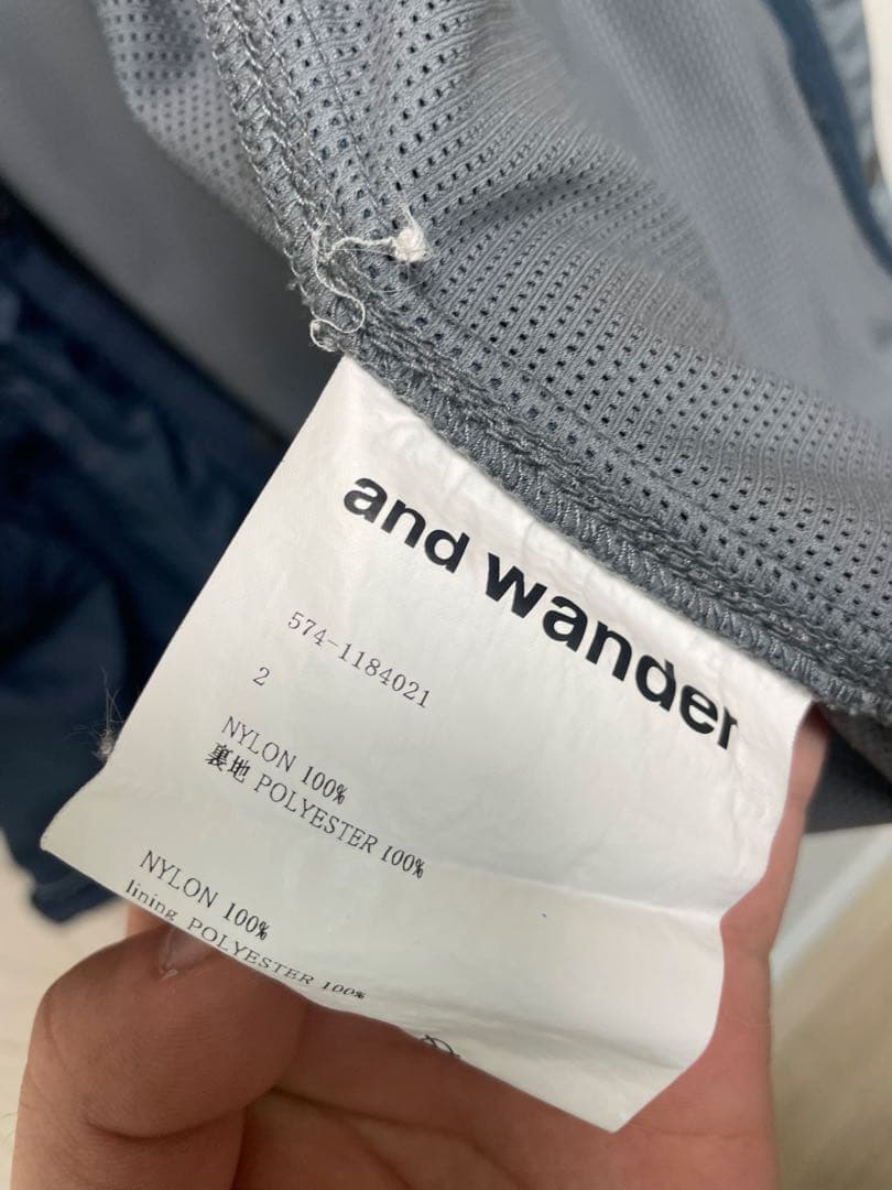 and wander coverd rip cardiganネイビー2 - メルカリ