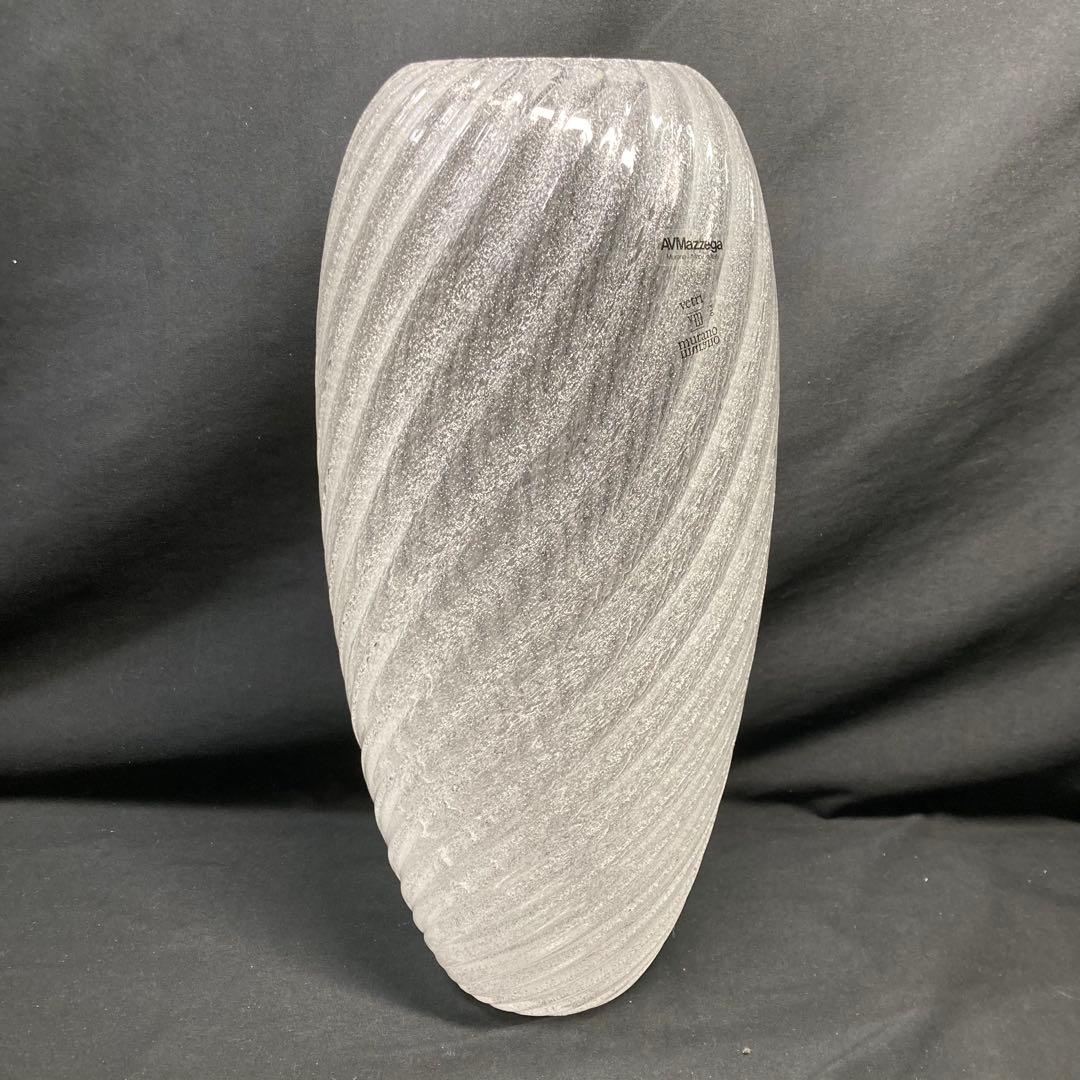 【美品】ムラーノガラス 花瓶 AVMazzega ムラーノガラス（ベネチアングラス）花瓶／花器「虹の窓」 – chisa