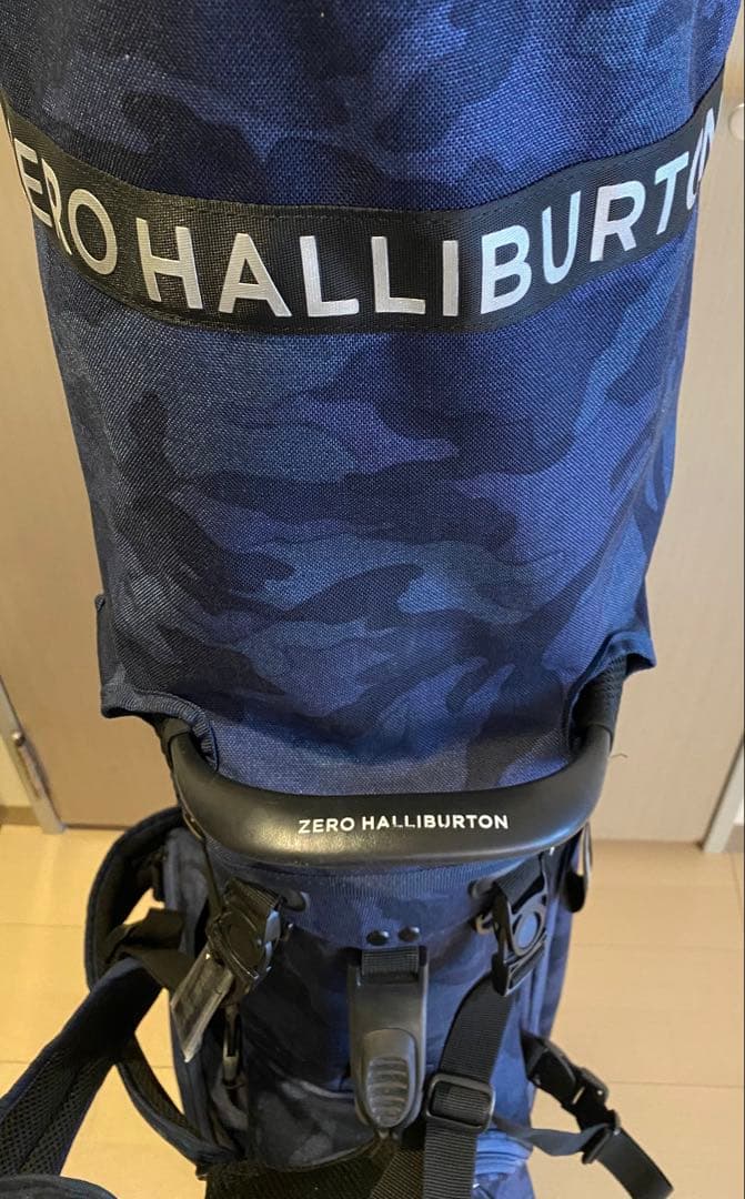 ZERO HALLIBURTON ゴルフバッグ ネイビー迷彩 ZERO HALLIBURTON