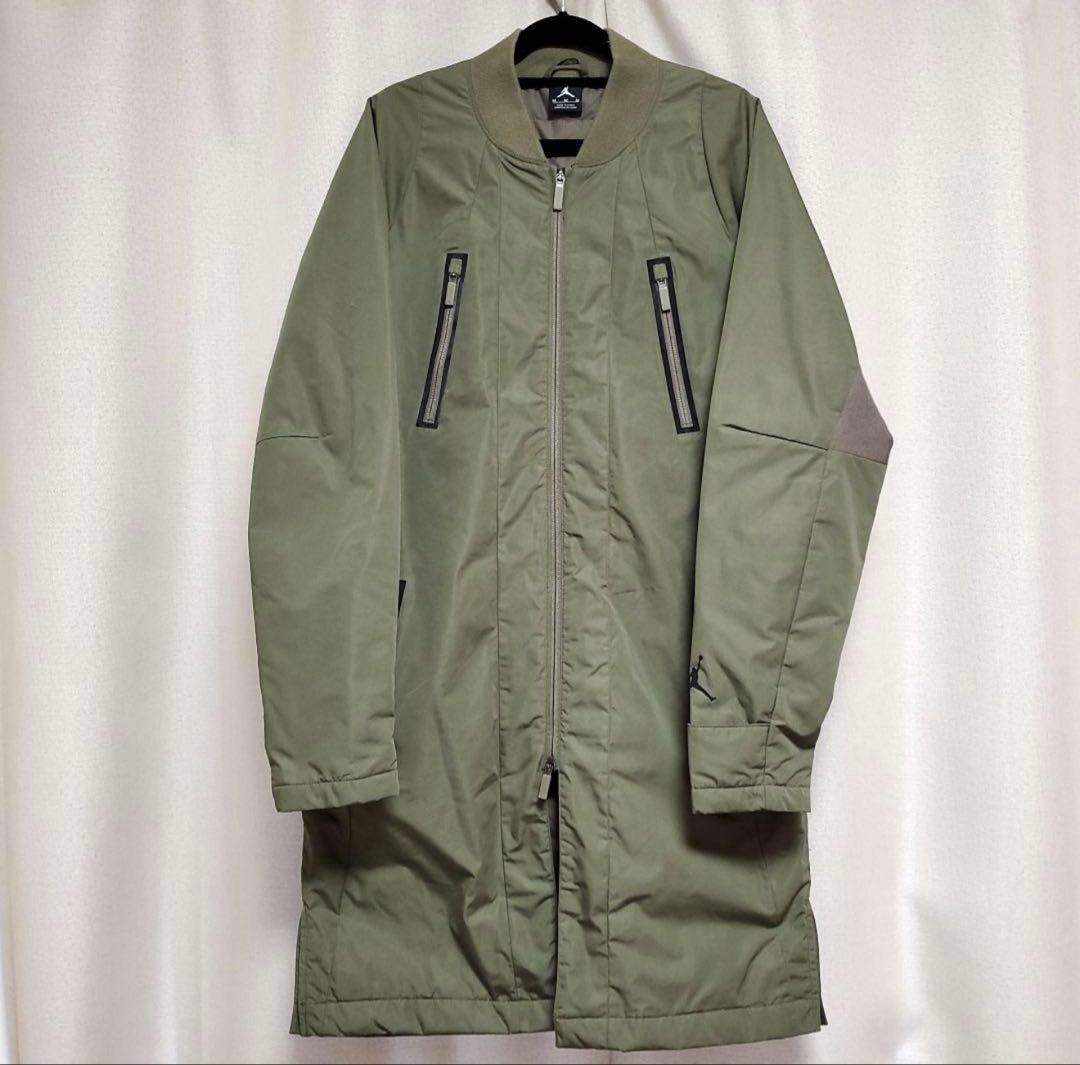 Jordan MA-1フライトジャケット ロングジャケット オリーブグリーン