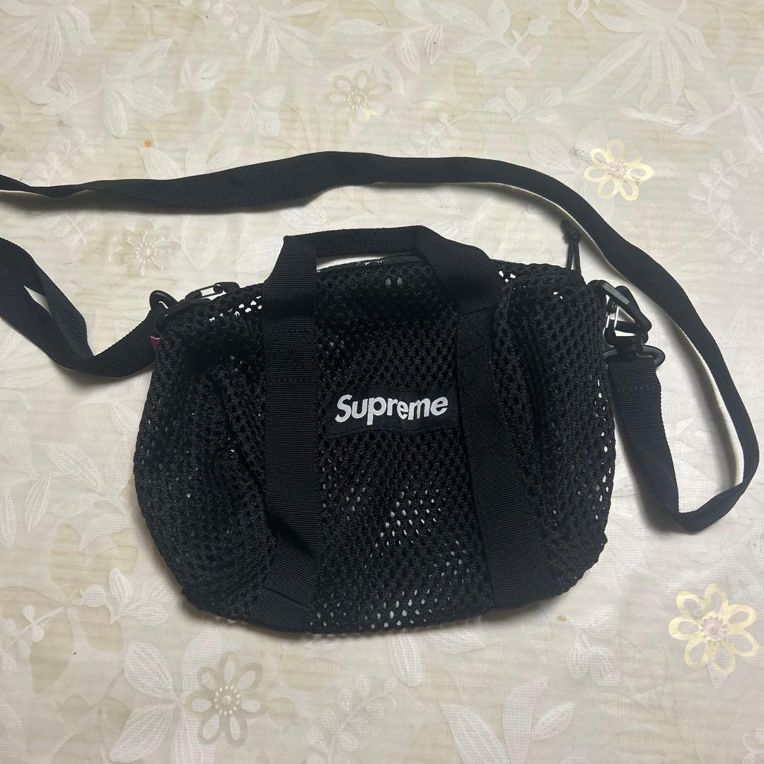 Supreme メッシュショルダーバッグ ブラック Supreme ショルダーバッグ