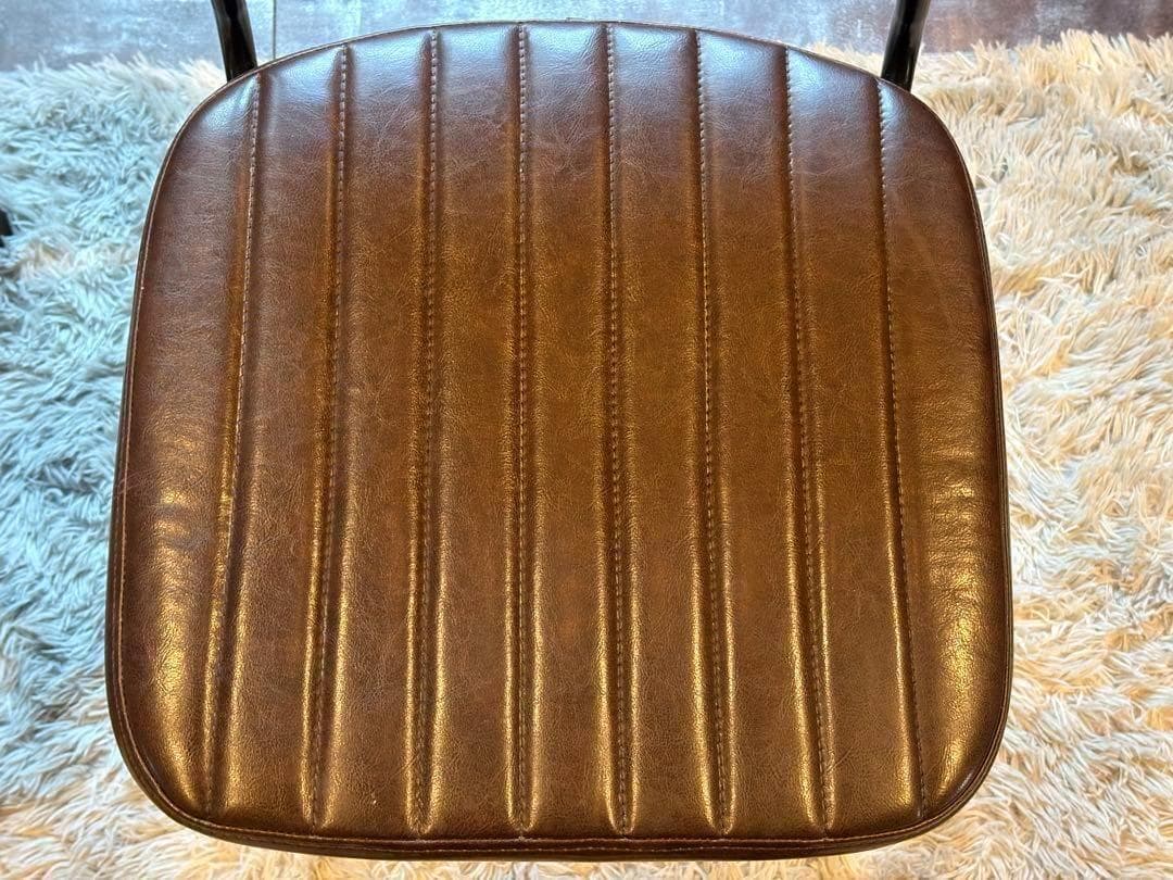 希少 マルニ maruni ヴィンテージチェア 2脚セット 合皮レザー IZ