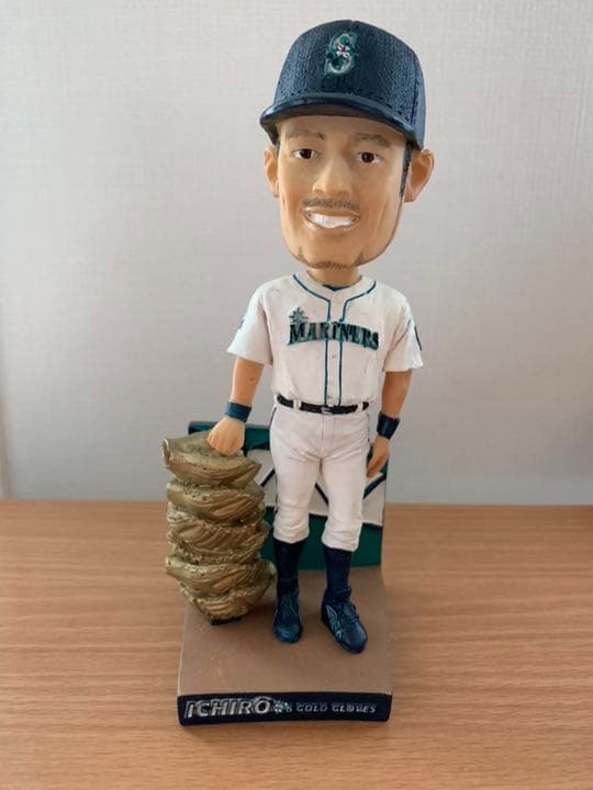 限定非売品】イチロー バブルヘッド シアトルマリナーズ ゴールドグラブ