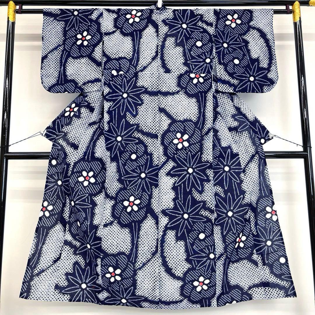 ひだまり様専用です❣️ 【着物と帯 時流】Y25890◇本場有松鳴海絞り浴衣