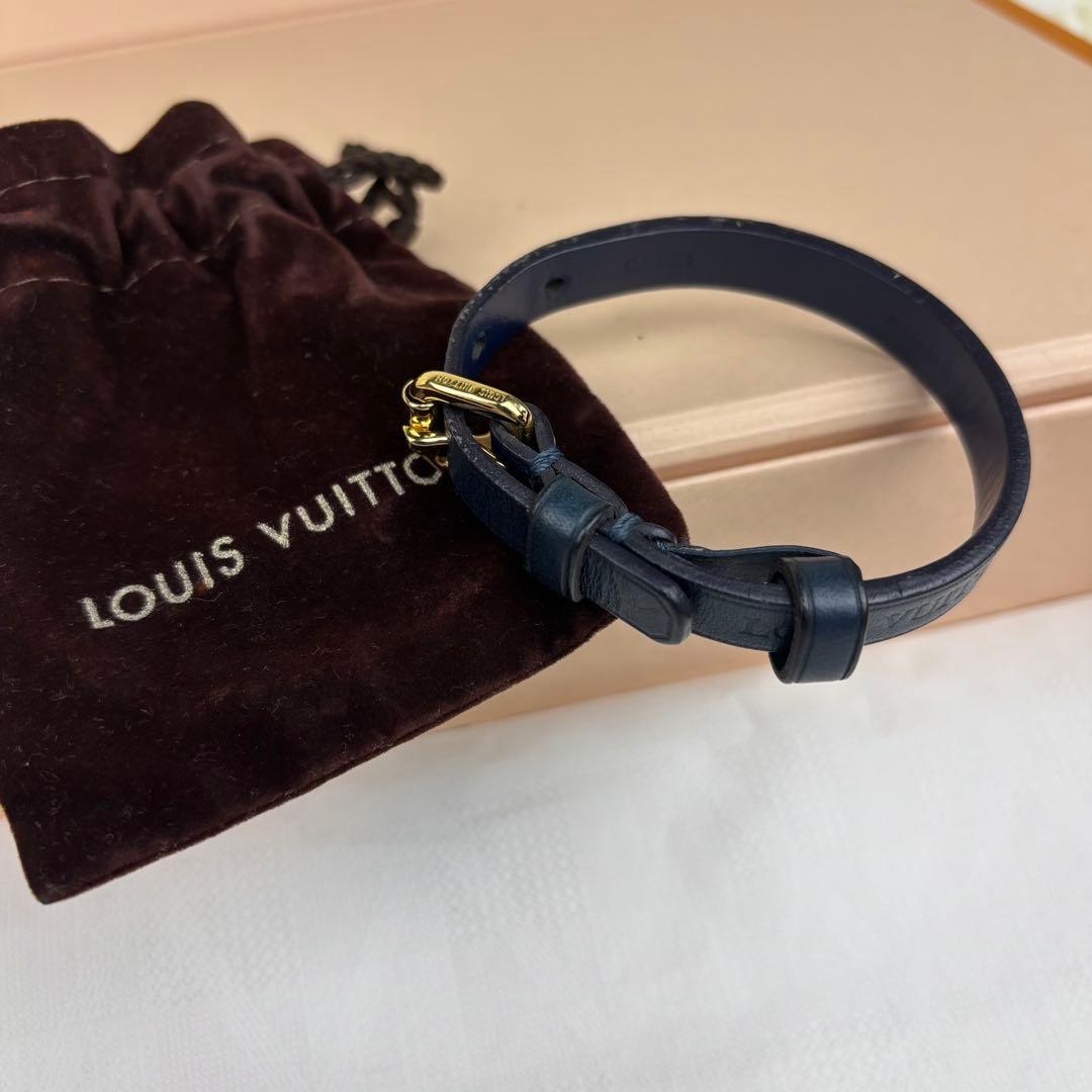 ルイヴィトン ネイビー レザー バングル ブレスレット レディース ネイビー ルイヴィトン ネイビー レザー バングル ブレスレット レディース