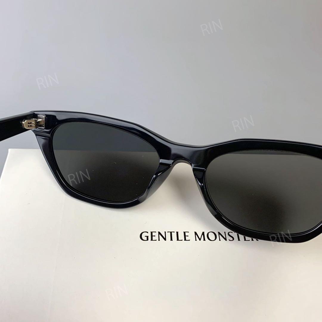 GENTLE MONSTER ブラック キャットアイサングラス COOKIE