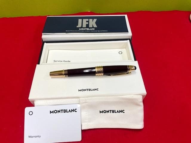 モンブラン 偉人シリーズ JFK 万年筆 14K F細字 付属品付 即日配送 モンブラン 偉人シリーズ JFK 万年筆 14K F細字 付属品付 即日配送