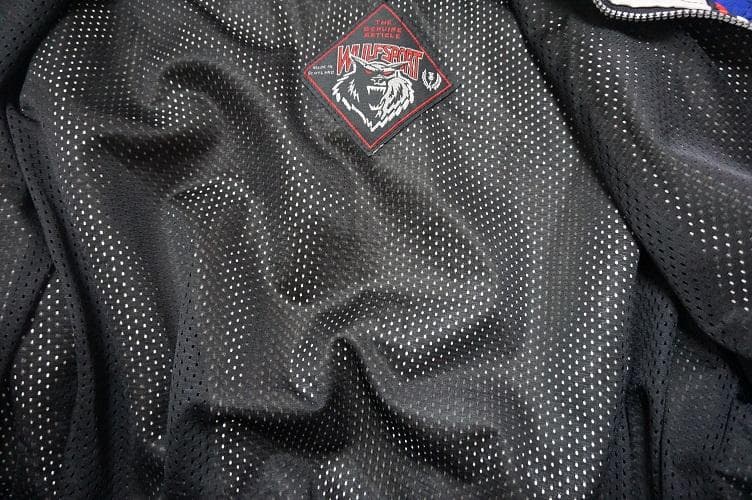 WULF SPORT レーシング裏地メッシュレッドジャケット☆MSS バイク