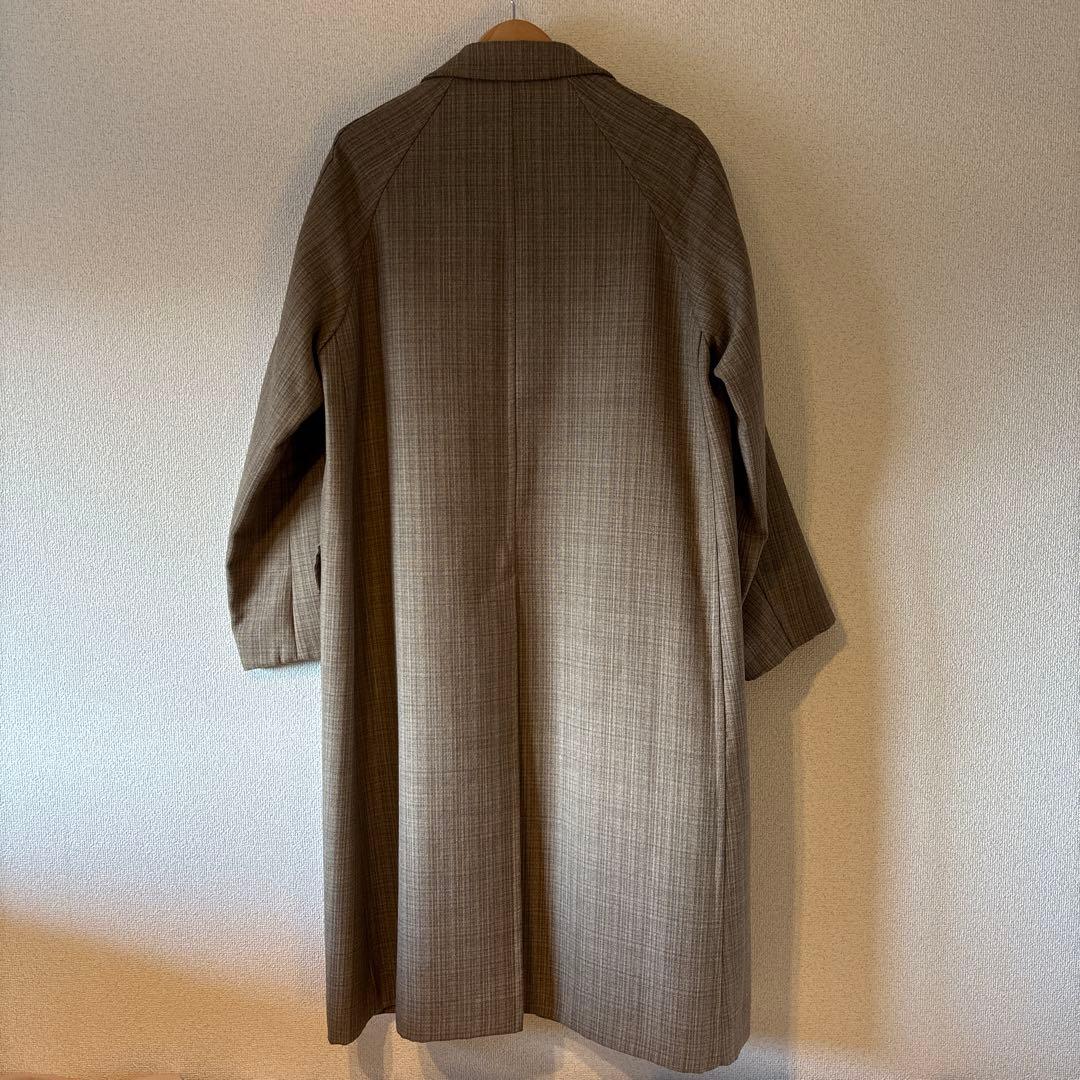AURALEE BLUEFACED WOOL CHESTERCOATAURALEE BLUEFACED WOOL