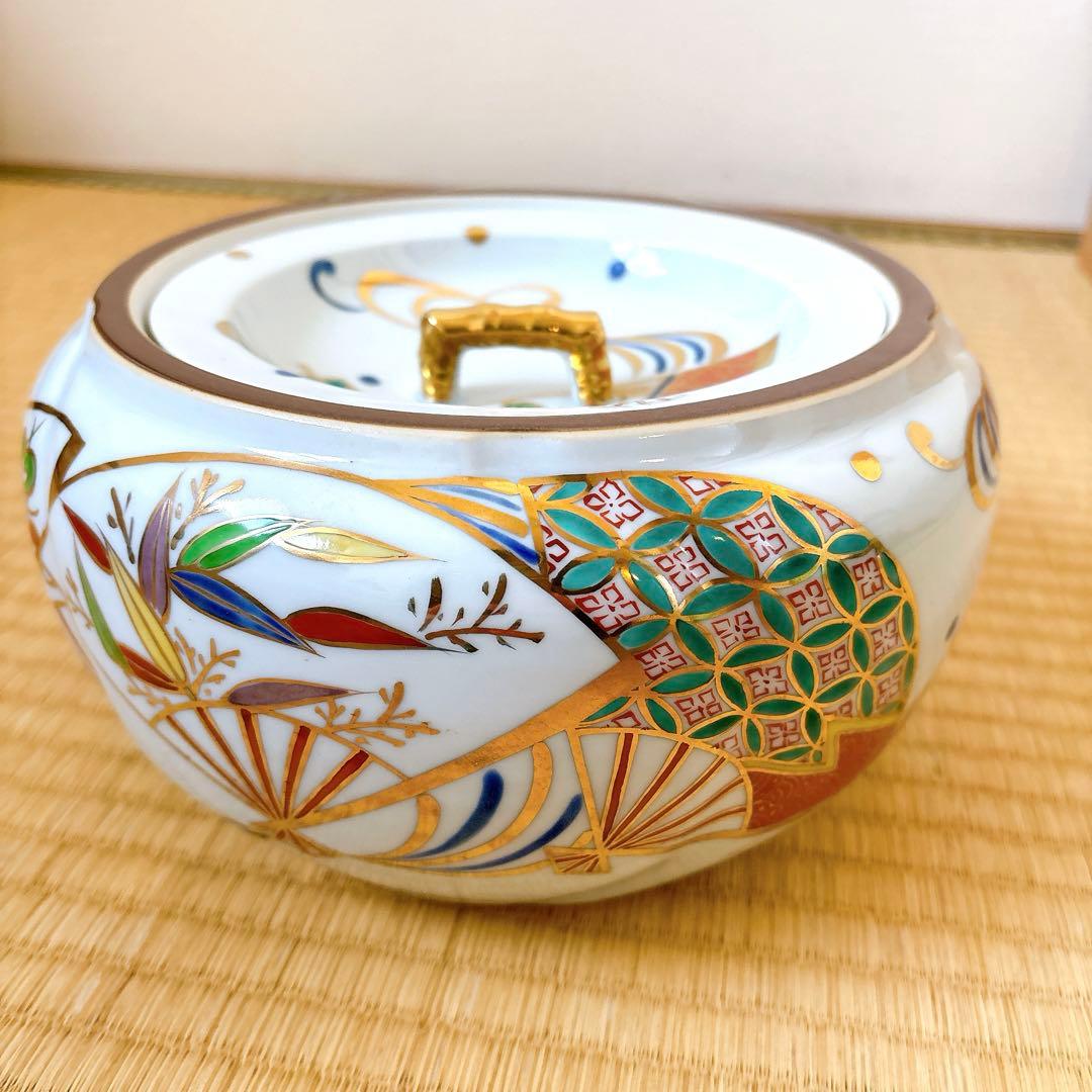 手塚祥堂作 水指 木箱 茶道具