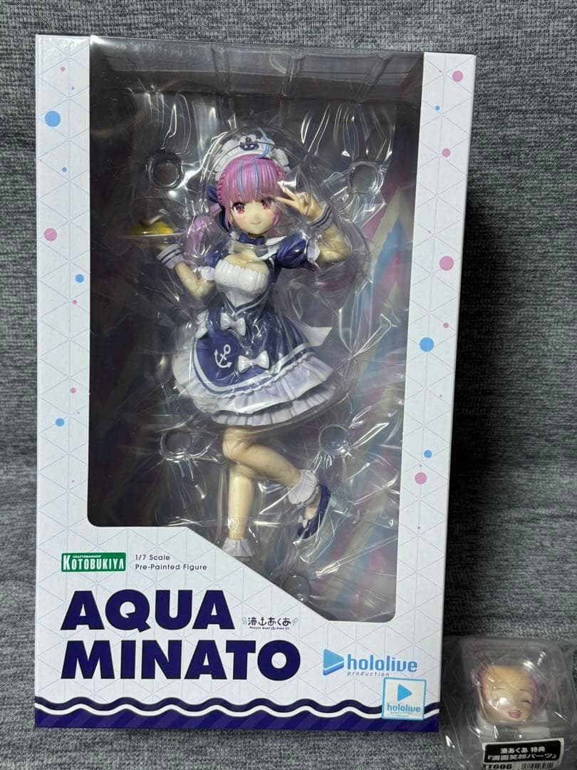 【新品未開封】 湊あくあ 1/7スケール 塗装済み完成品 フィギュア 顔パーツ付 Amazon | ホロライブプロダクション 湊あくあ 1/7スケール PVC製 塗装