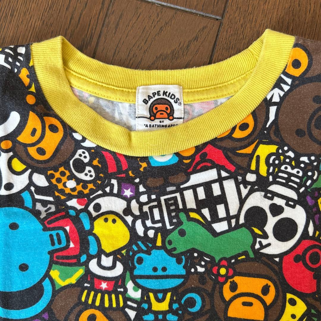BAPE KIDS カラフルキャラクター Tシャツ120cm正規品 - メルカリ