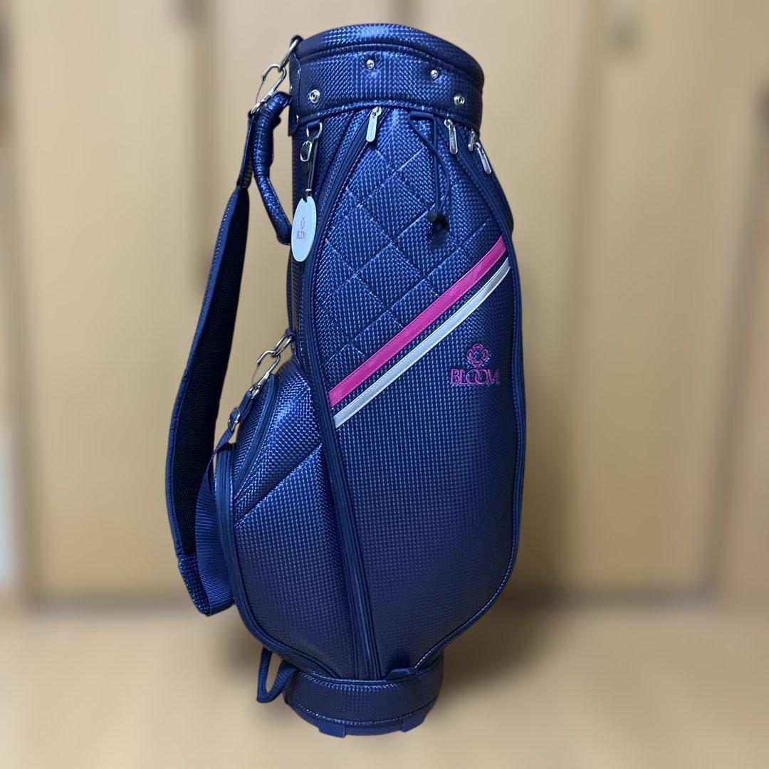 Cleveland BLOOMキャディバッグ レディース ネイビー｜クリーブランド