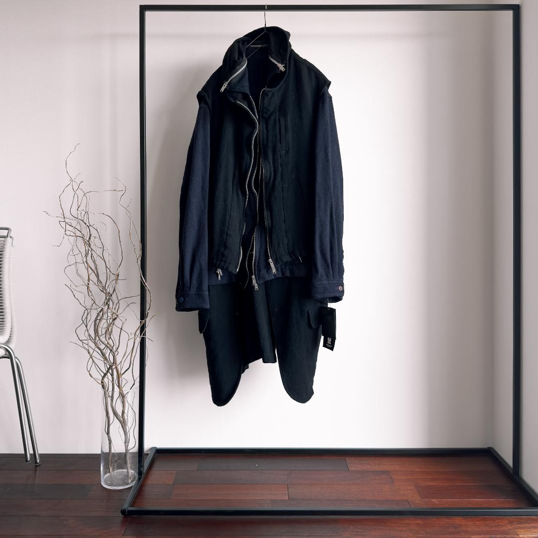 UNDERCOVER 21AW 縮絨レイヤードジップコート - メルカリ