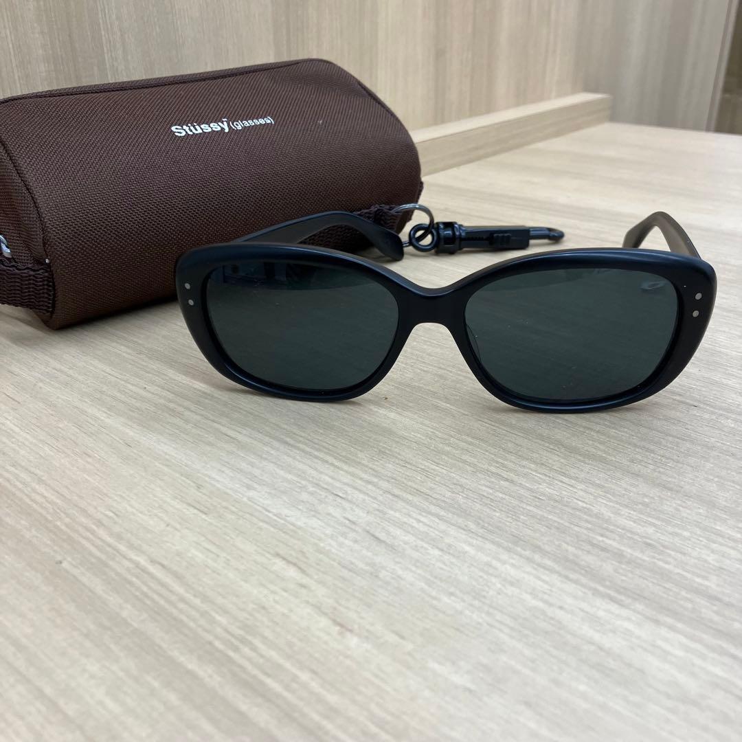 Stussy Naomi サングラス ブラウン ケース付き