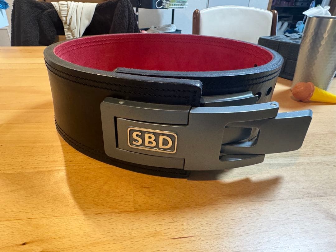 SBD パワーベルト13mm ブラック/レッド　Mサイズ SBD パワーベルト Mサイズ 13mm 黒/赤 【公式通販】