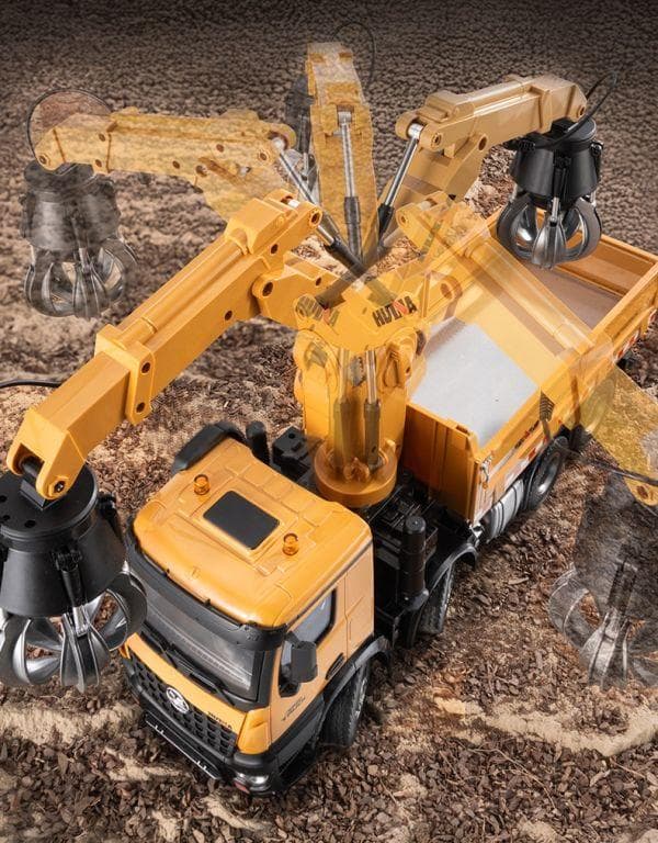 1/14 2.4GHz 26ch 4軸8輪 折り曲げ式 クレーントラックR/C