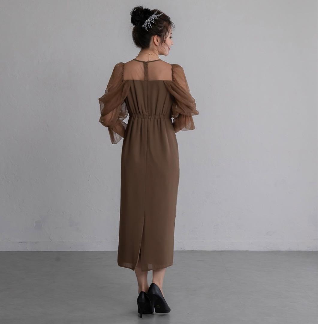 epic day チュールオフショルドレス 結婚式 パーティドレスの通販はau