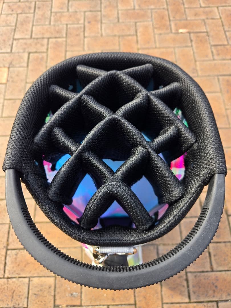 PGM スケルトンオーロラ スタンドキャディバッグ