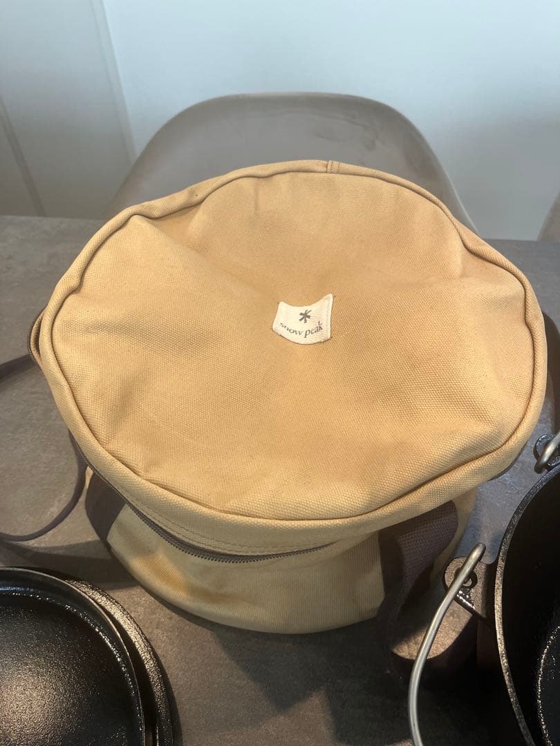 snow peak 和鉄ダッチオーブン 26 収納バッグ付き