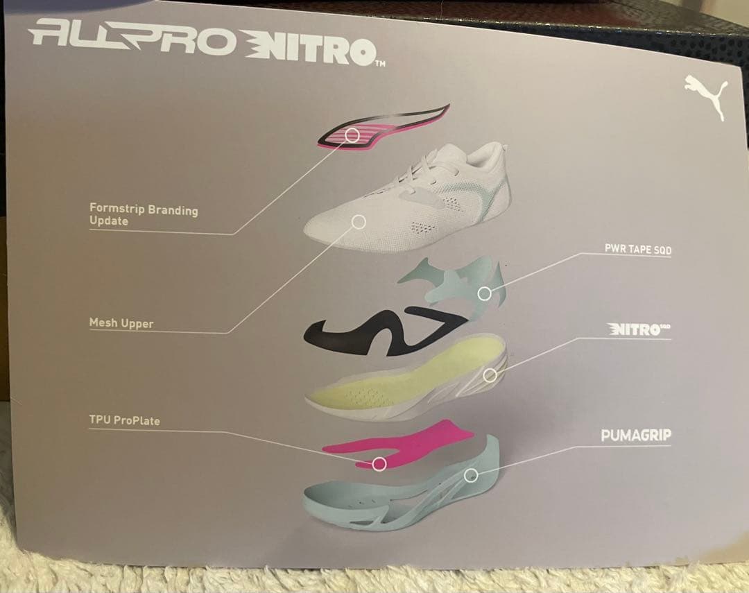 PUMA ALLPRO NITRO 2 28.5cm（バッシュ）
