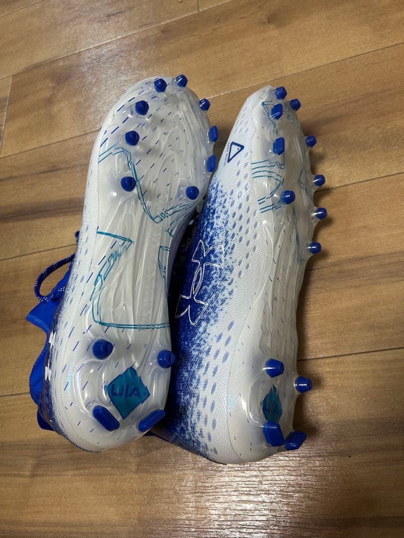 アンダーアーマー アメフト ブルー UA SPOTLIGHT LUX MC 2