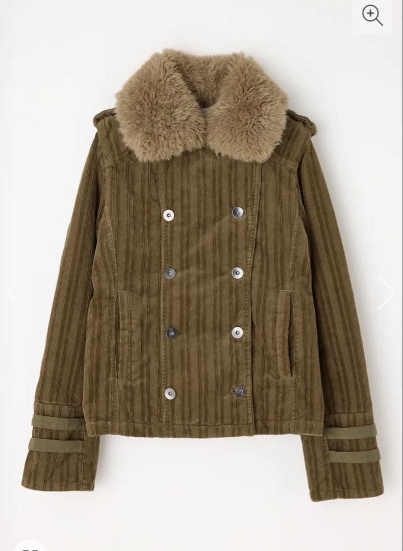 LAGUA GEM CORDUROY BOA ジャケット カーキ新品ラグアジェム - メルカリ