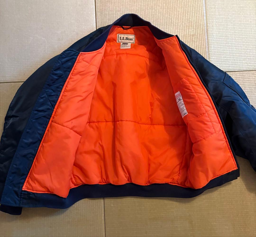 l.l.bean エルエルビーン MA-1 L REG NAVY
