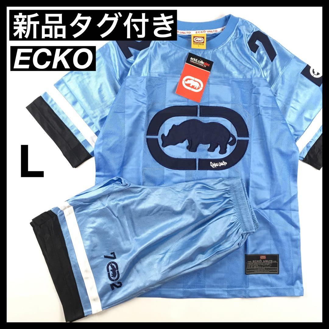 90s【激レア 新品】ECKO UNLTD/エコー/ゲームシャツ・セットアップ