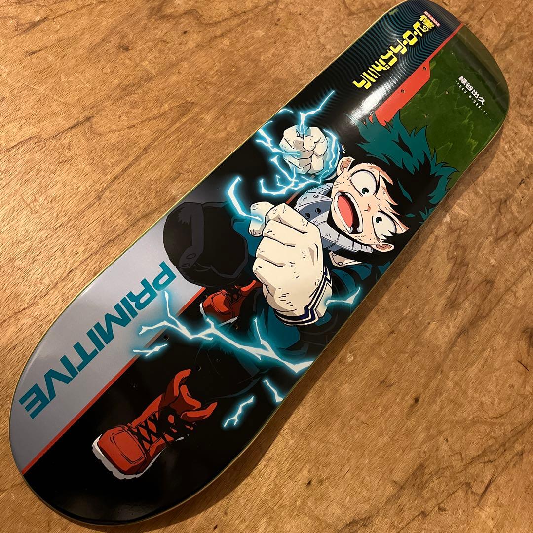 未使用 Primitive プリミティブ ヒロアカ スケボーデッキ 8.5インチ