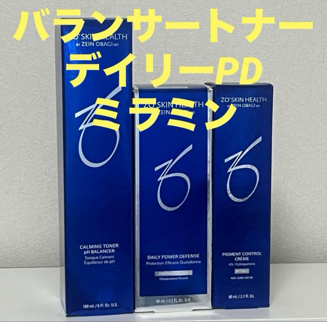 ゼオスキン　バランサートナー＆デイリーPD＆ミラミン 通販］［お買い得セット］ZO SKIN HEALTH ゼオスキンヘルス 初心者