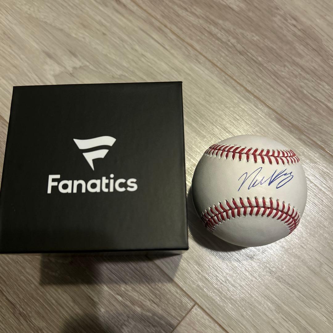 ニックカーツnick kurtz MLB サイン入りボール Fanatics - メルカリ