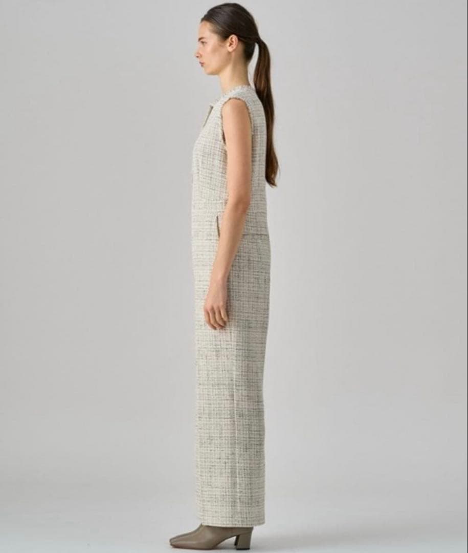 ANAYI オールインワントライスピンツィードオールインワン 38 ANAYI