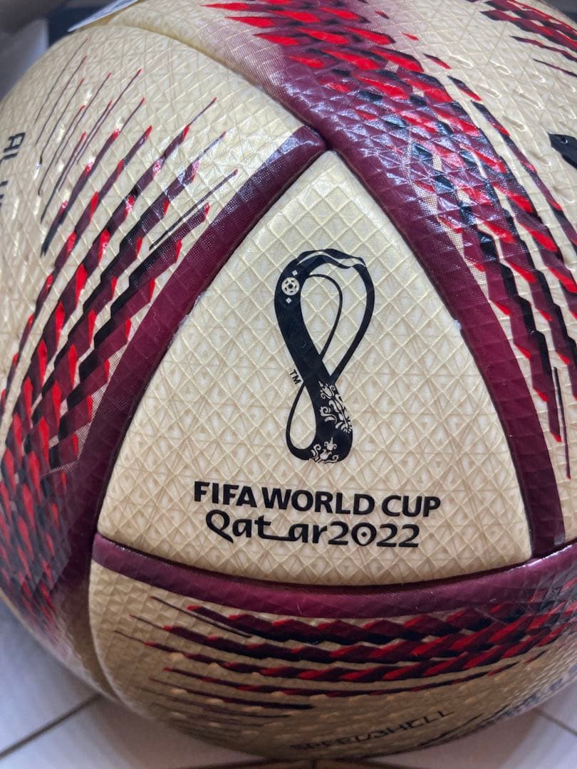 激レア 2022サッカーW杯 カタール大会決勝用公式球アル・ヒルム - メルカリ