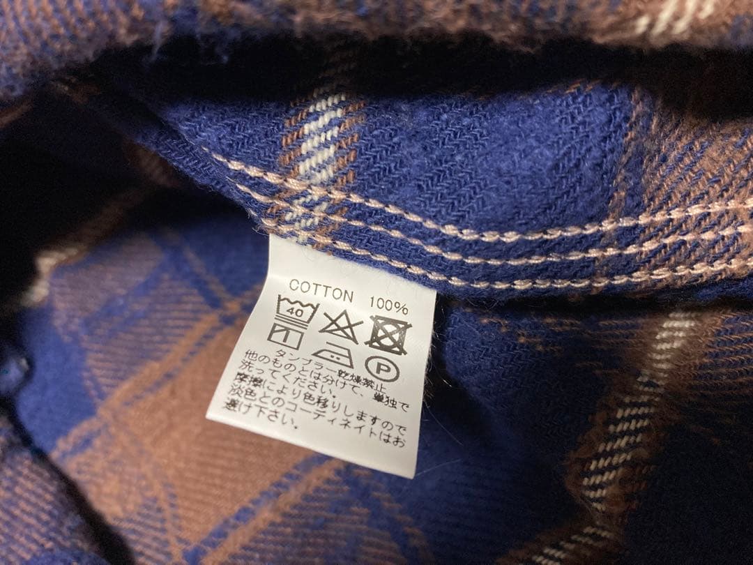 《最終値下げ》BONCOURA ワークシャツ タータンチェック 40