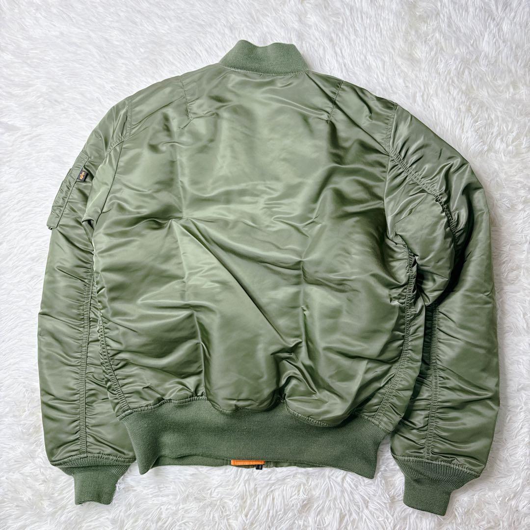 ✨美品✨アルファ MA-1 フライトジャケット 緑 L 中綿 y2k 短丈 - メルカリ