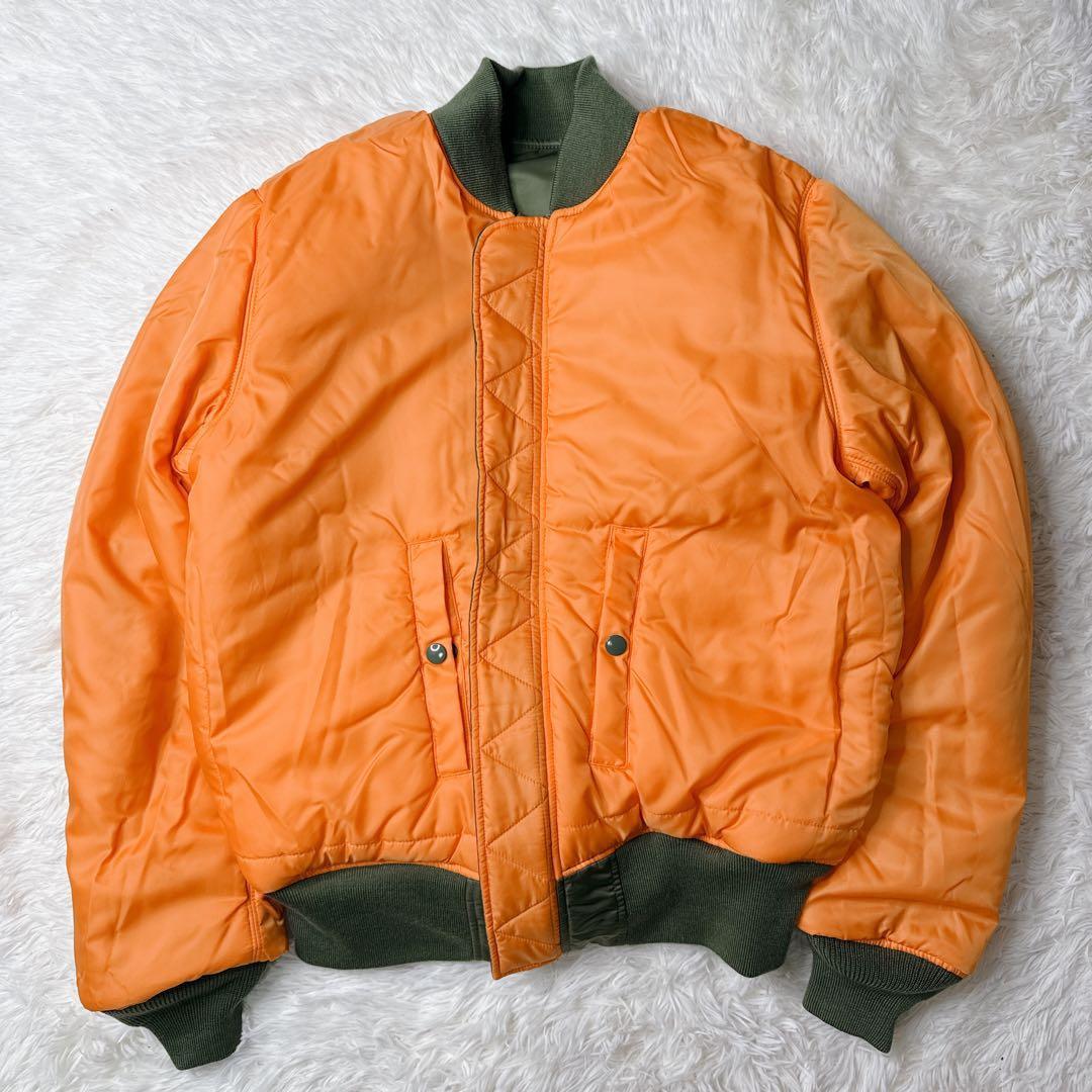 ✨美品✨アルファ MA-1 フライトジャケット 緑 L 中綿 y2k 短丈 - メルカリ